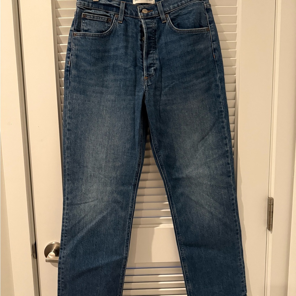 Aritzia Denim Forum Women's Straight Leg Jeans - Classic Blue